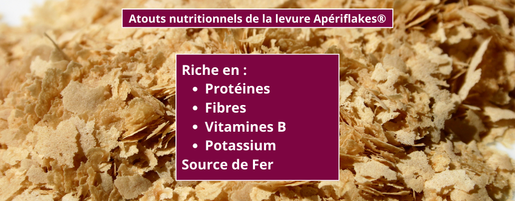 Les bienfaits de la Levure nutritionnelle en flocons Apériflakes et atouts nutritionnels